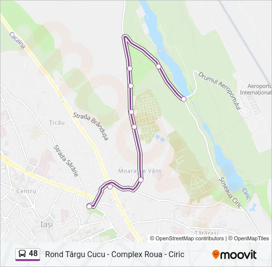 48 Bus Line Map