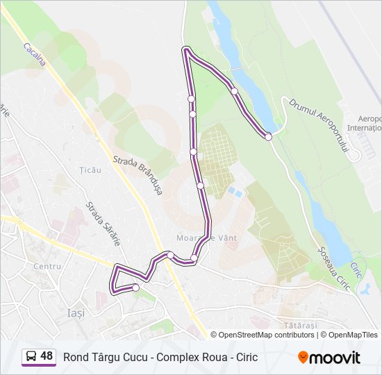 48 bus Line Map