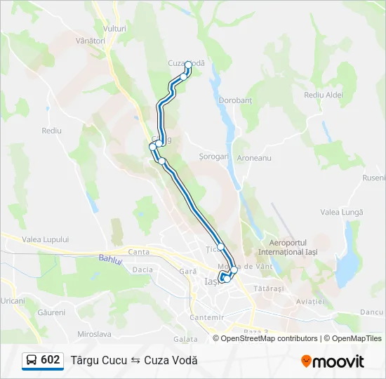 602 Bus Line Map