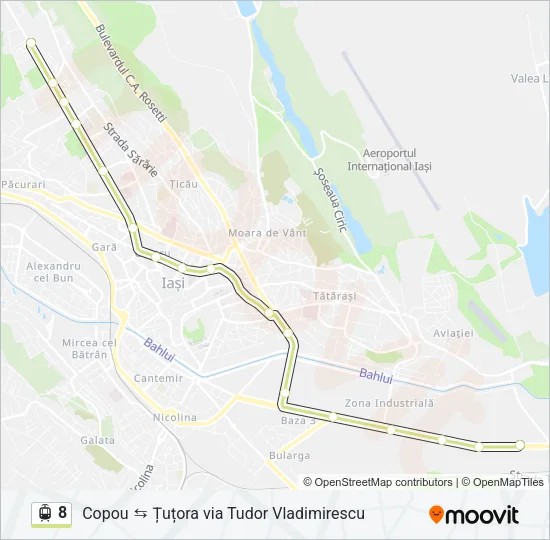 8 Light Rail Line Map