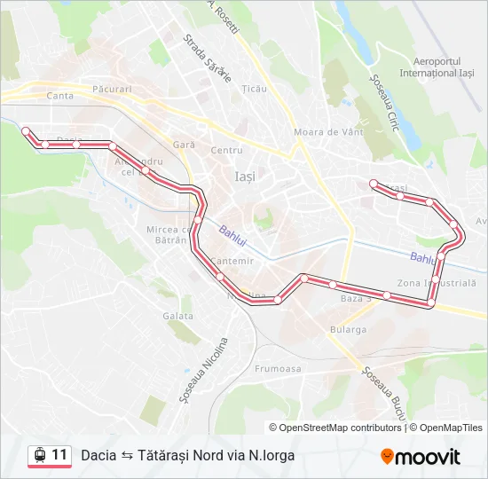 11 Light Rail Line Map