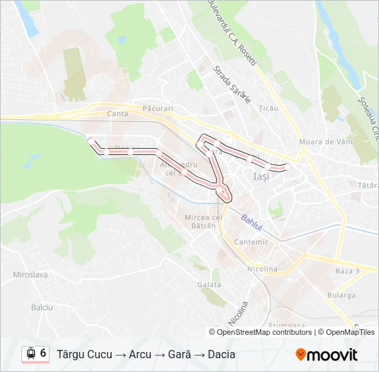 6 Light Rail Line Map