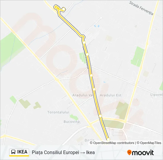 IKEA Bus Line Map