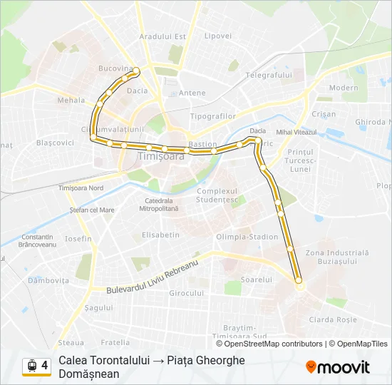 4 Light Rail Line Map