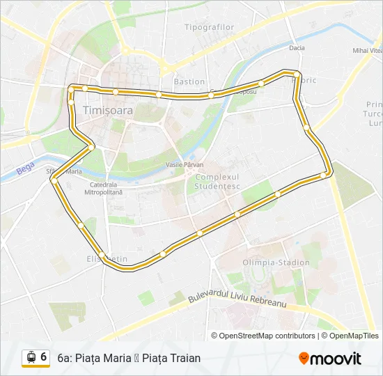 6 Light Rail Line Map