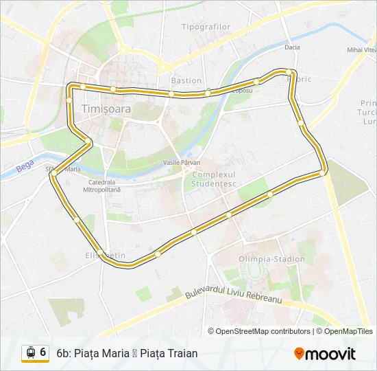 6 Light Rail Line Map