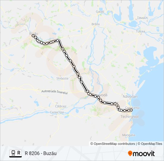 R Train Line Map