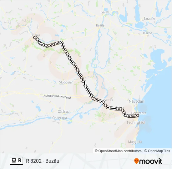 R Train Line Map