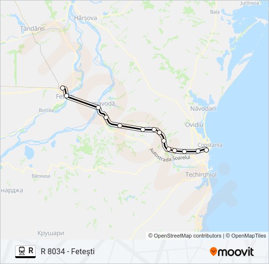 R Train Line Map