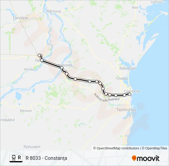 R Train Line Map