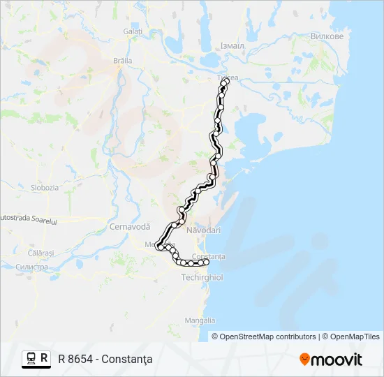 R Train Line Map