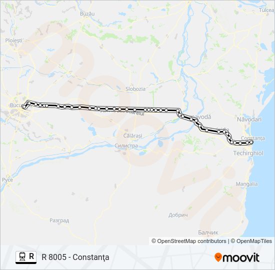 R Train Line Map