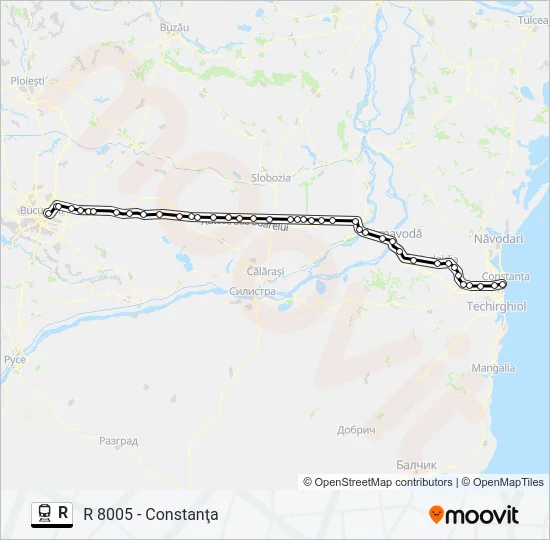 R Train Line Map