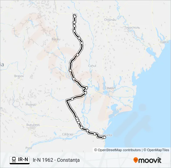 IR-N Train Line Map