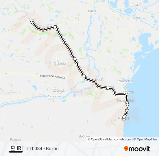 IR Train Line Map