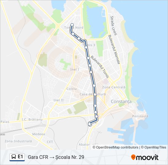 E1  Line Map