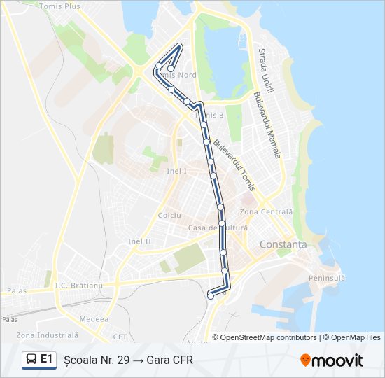 E1  Line Map