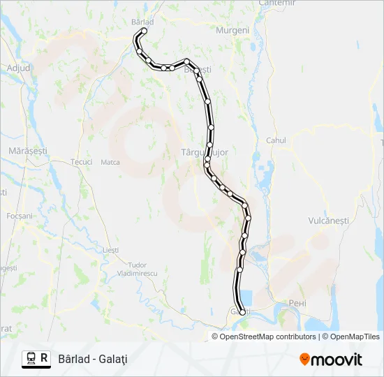 R Train Line Map