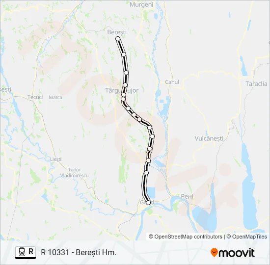 R Train Line Map