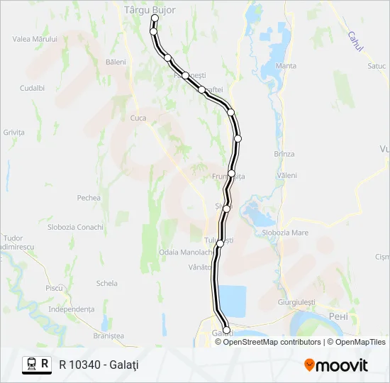R Train Line Map