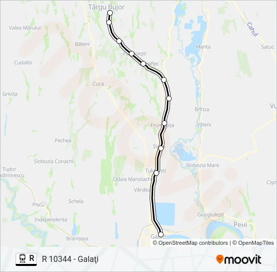 R Train Line Map