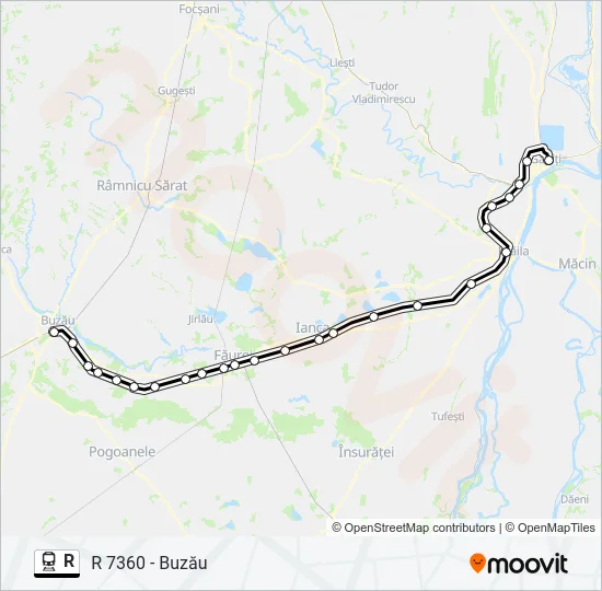 R Train Line Map