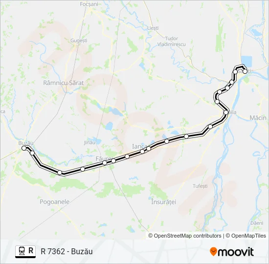 R Train Line Map