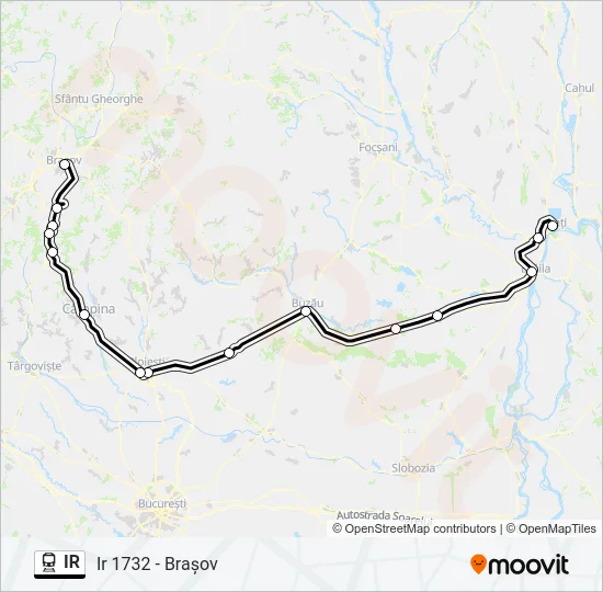 IR Train Line Map