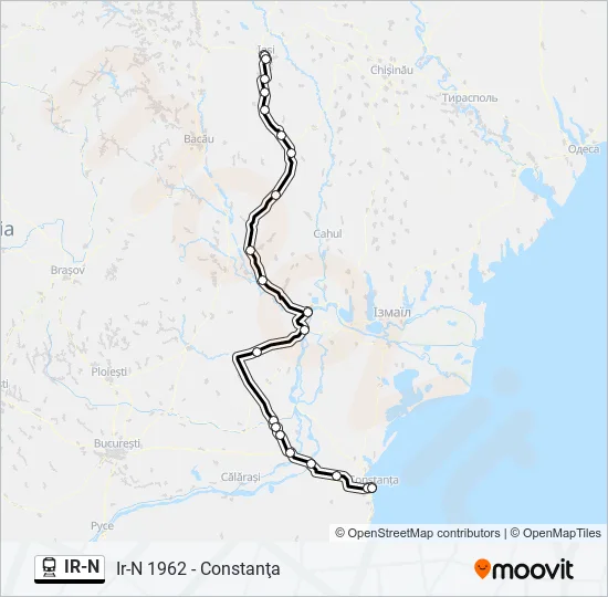 IR-N Train Line Map
