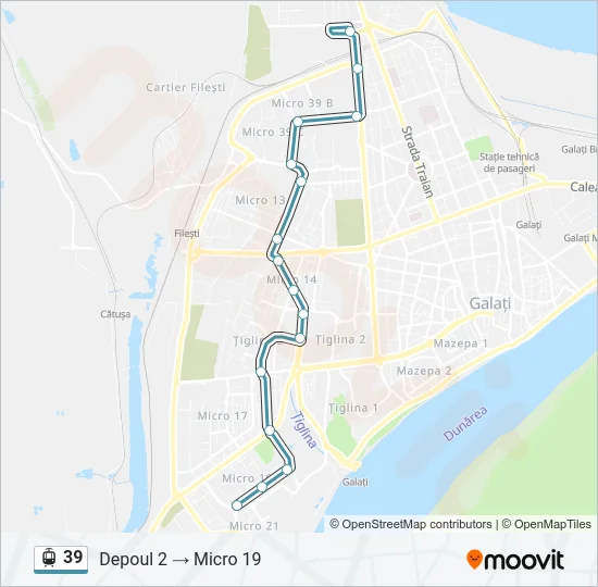 39 Light Rail Line Map
