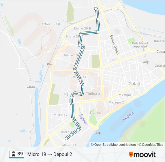 39 Light Rail Line Map