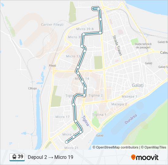 39 light rail Line Map