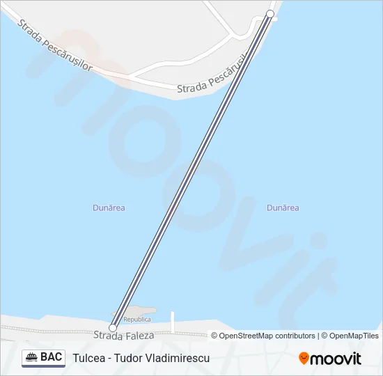 BAC Ferry Line Map