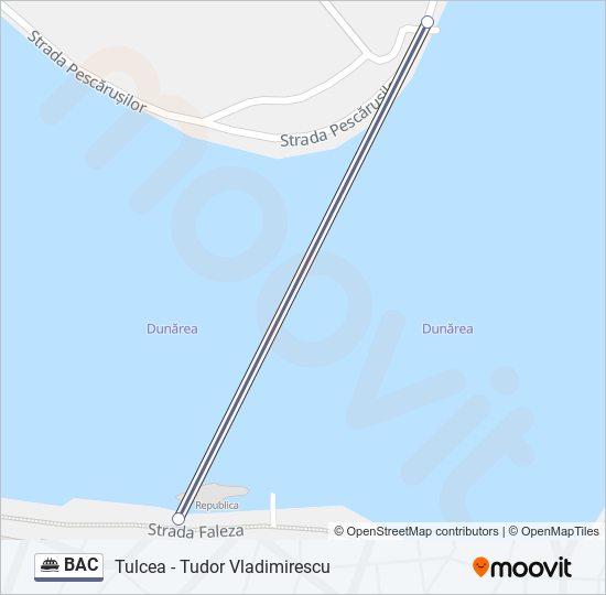 BAC ferry Line Map