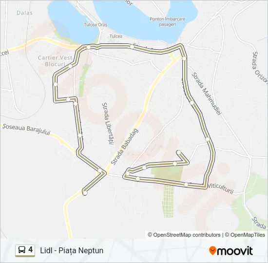 4 Bus Line Map