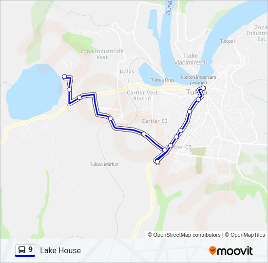 9 Bus Line Map