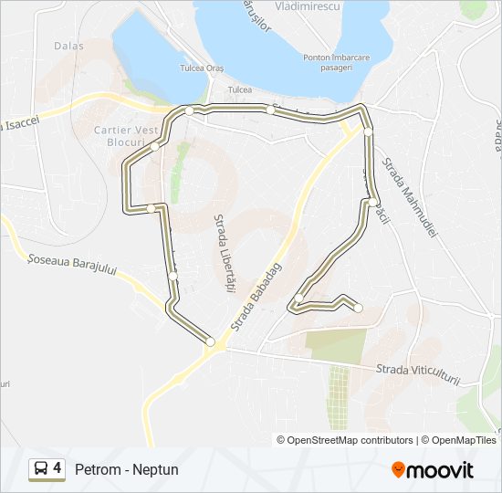 4 bus Line Map