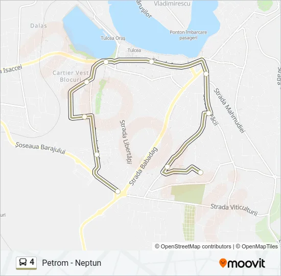 4 Bus Line Map
