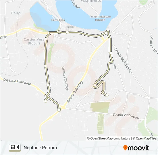4 Bus Line Map