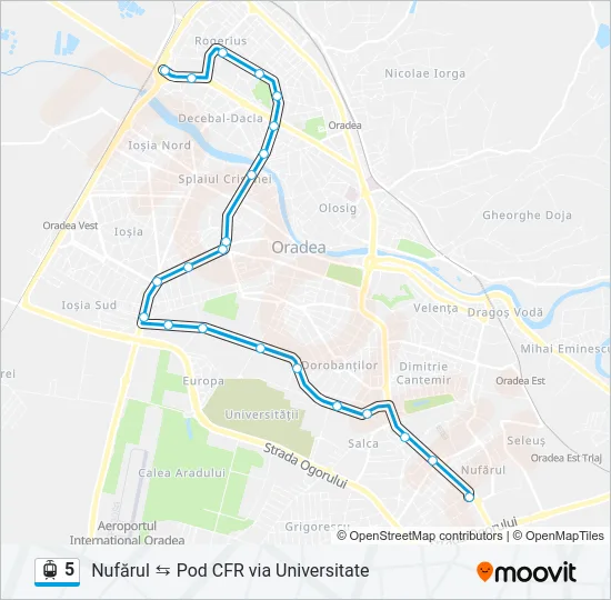 5 Light Rail Line Map