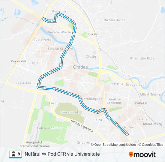 5 Light Rail Line Map