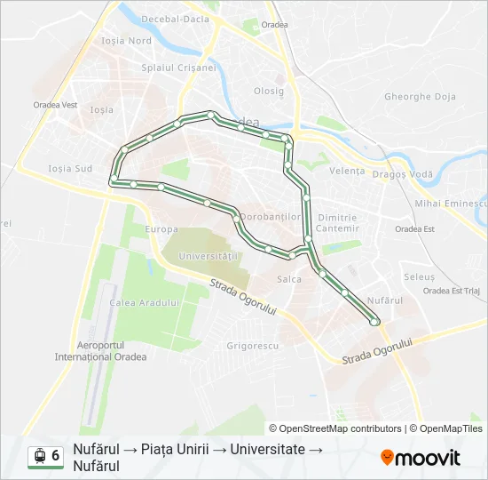 6 Light Rail Line Map