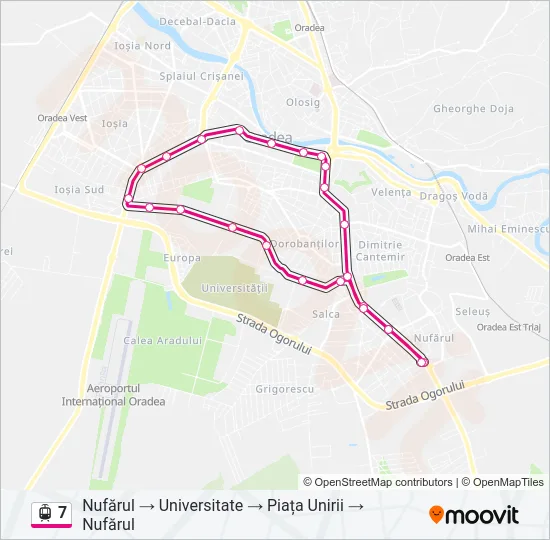 7 Light Rail Line Map