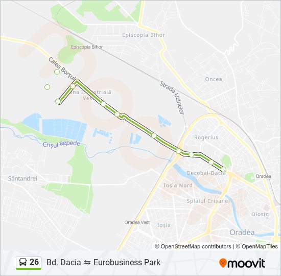 Dalazak Road Peshawar Map 26 Route: Schedules, Stops & Maps - Bd. Dacia ⟶ Eurobusiness Park (Updated)