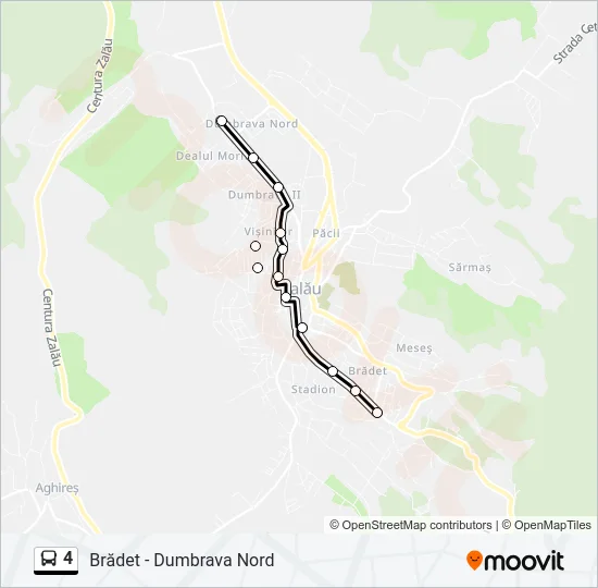 4 Bus Line Map