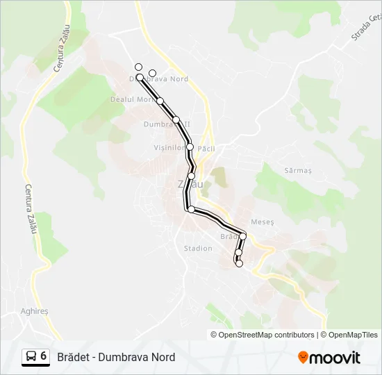 6 Bus Line Map