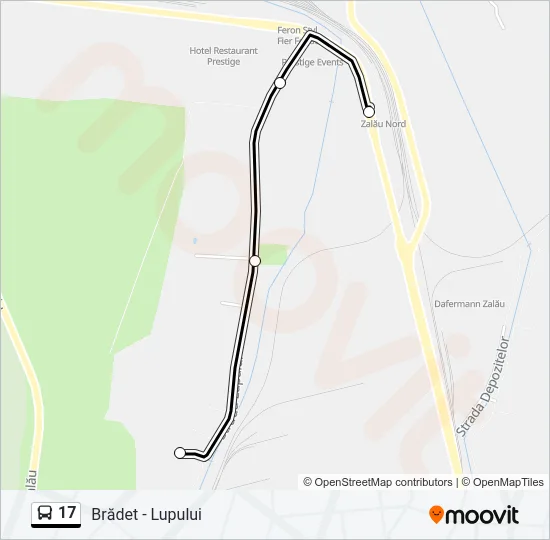 17 Bus Line Map