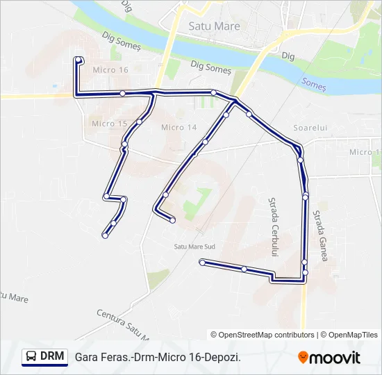 DRM Bus Line Map