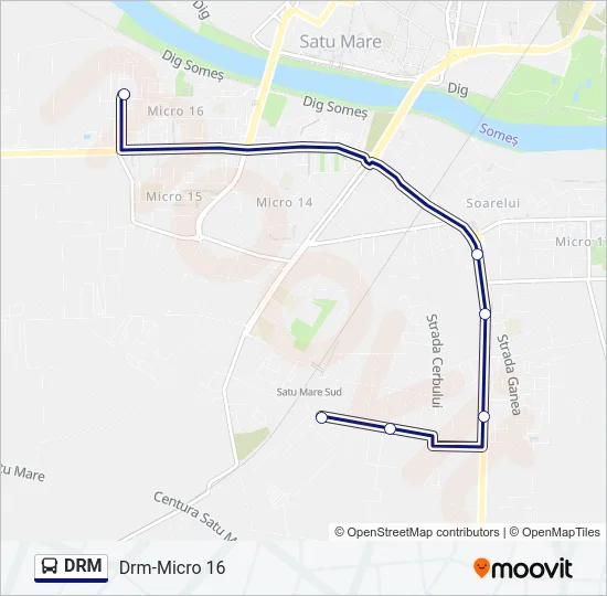 DRM Bus Line Map