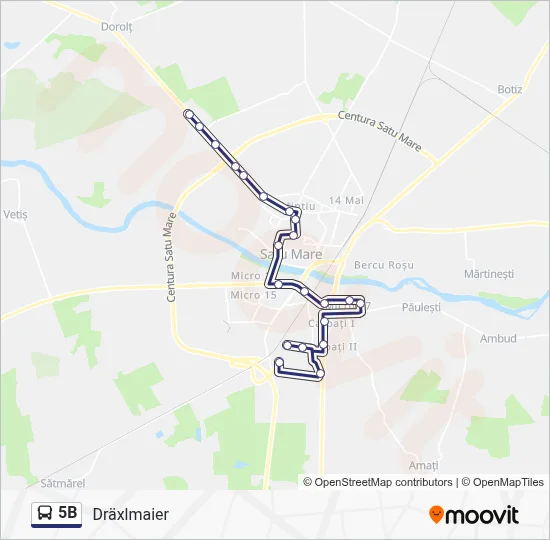 5B Route: Schedules, Stops & Maps - Dräxlmaier (Updated)
